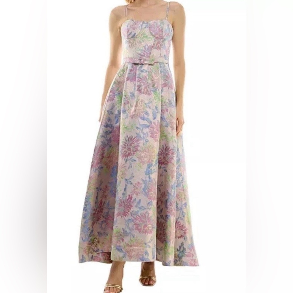 Taylor Floral Pastel Maxi Dress